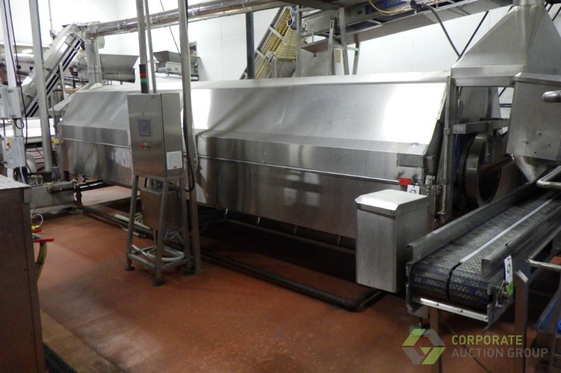 2022 Hellenic Food Machinery Drum Blancher w/ Exhaust Hood, Control Panel, 575V - Image 2 of 41