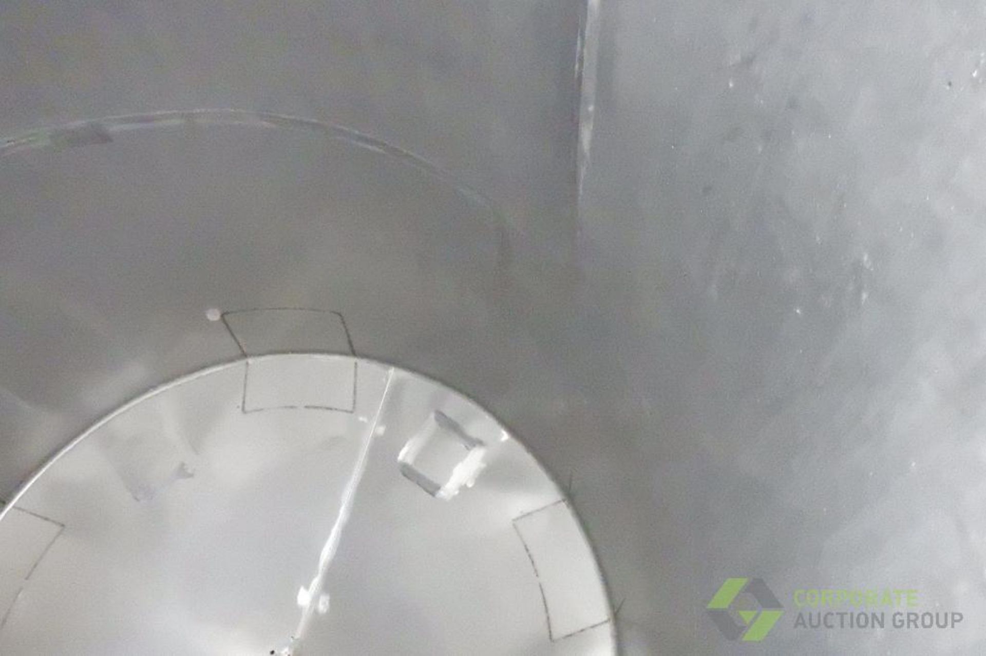 ~4500 US Gallon / 16500 L Stainless Steel Relish tank, Single Wall, 104" Dia. x 120" H, cone bot - Image 14 of 20