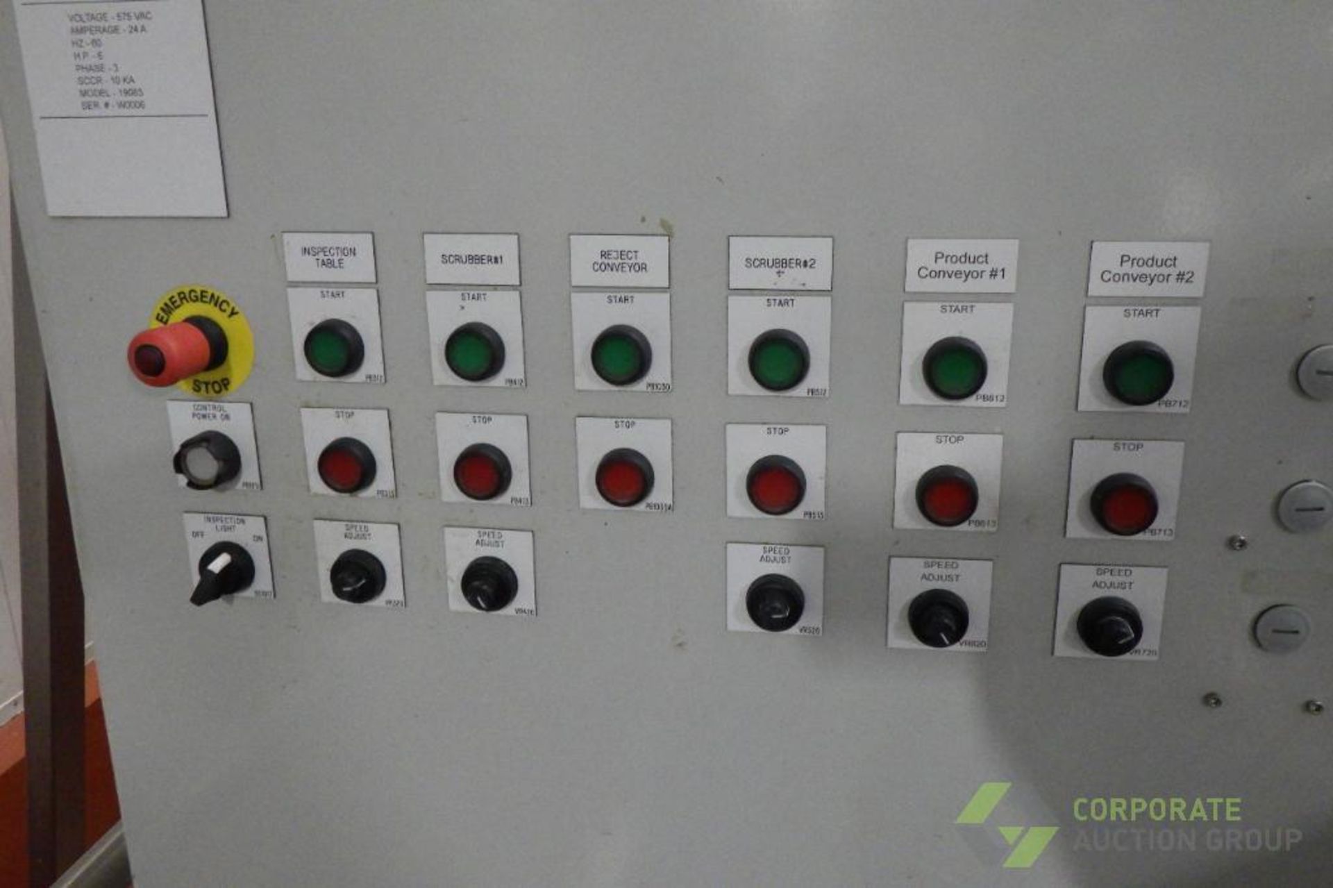 Control panel for wash systems - Image 2 of 9
