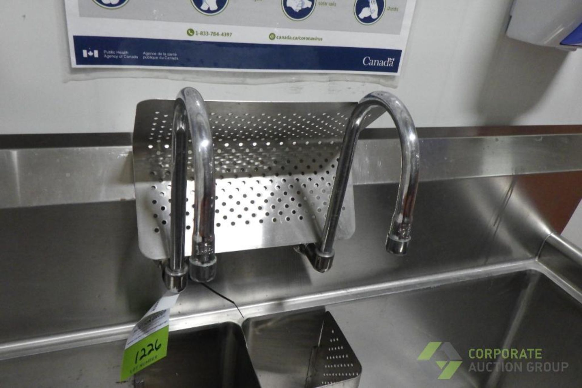 SS 2-compartment sink - Image 4 of 6