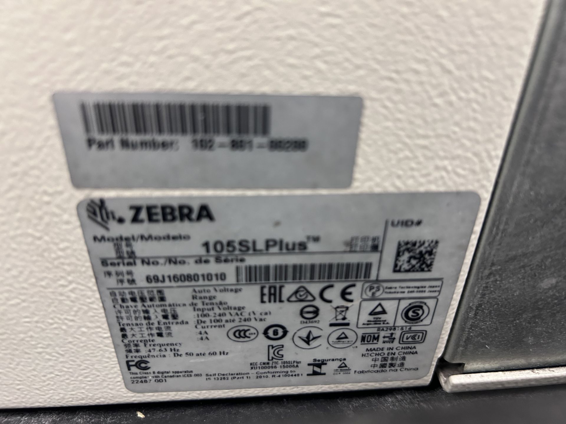 ZEBRA Label printer Mod.ZT510 - Image 2 of 2