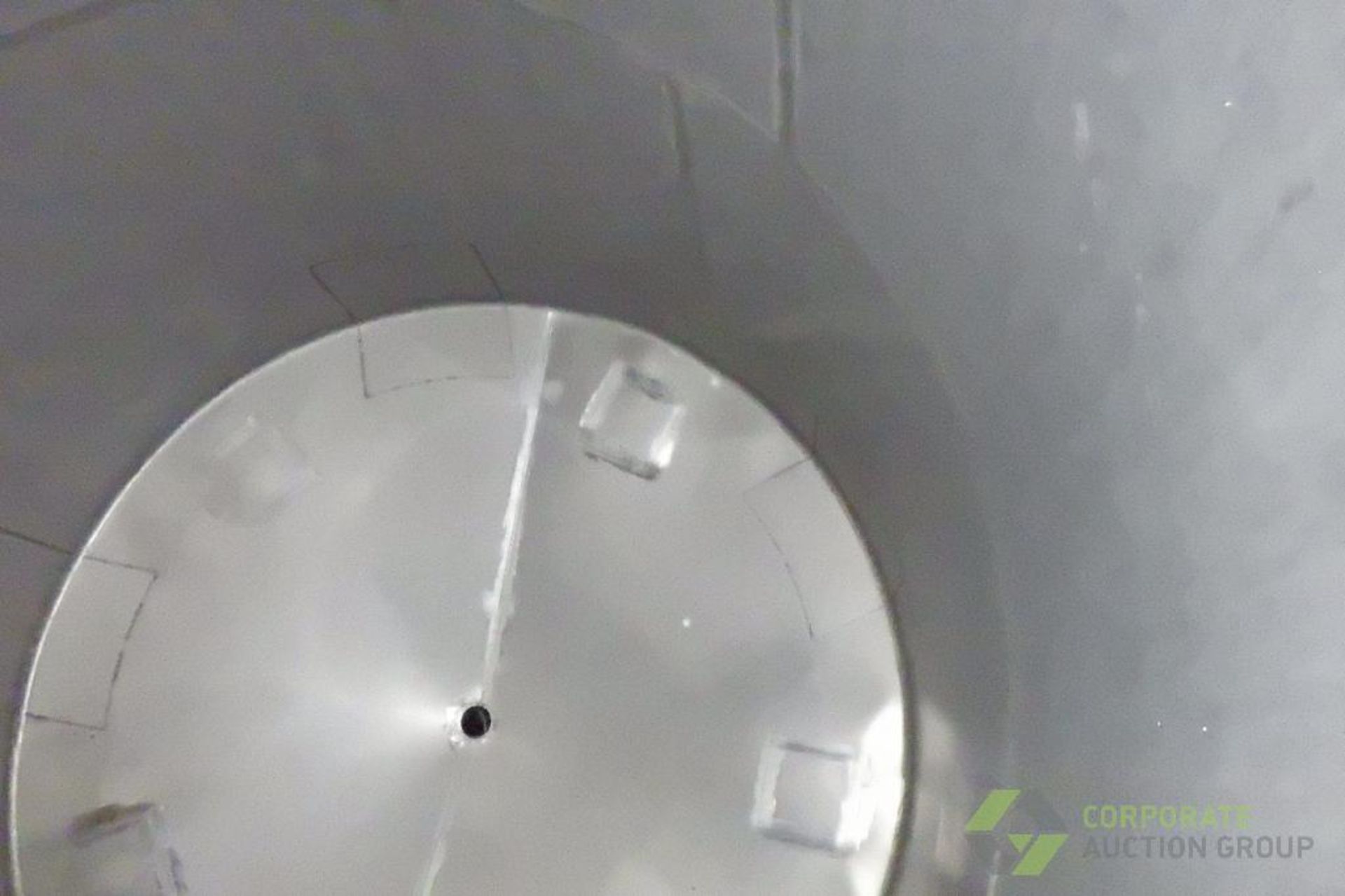 ~4500 US Gallon / 16500 L Stainless Steel Relish tank, Single Wall, 104" Dia. x 120" H, cone bot - Image 14 of 19