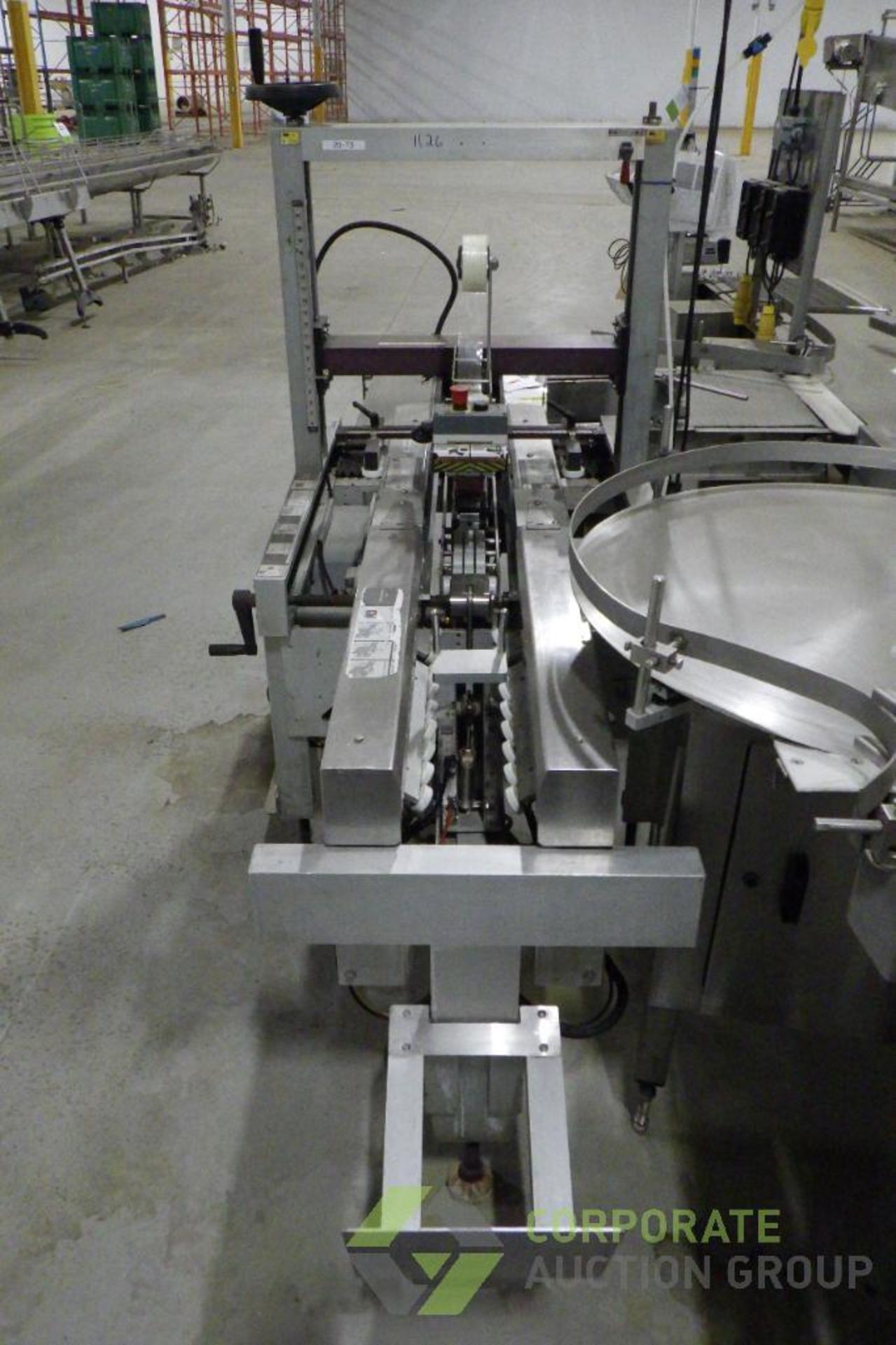 WEXXAR BEL mod. WFPS 5150 Case Sealer w/ Box Former, Top & Bottom Case Taper, ser. 5150-124852 - Image 3 of 9