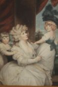 Joshua Reynolds. Print. Jane Countess of Harrington. Early twentieth century. In a gilt decorated