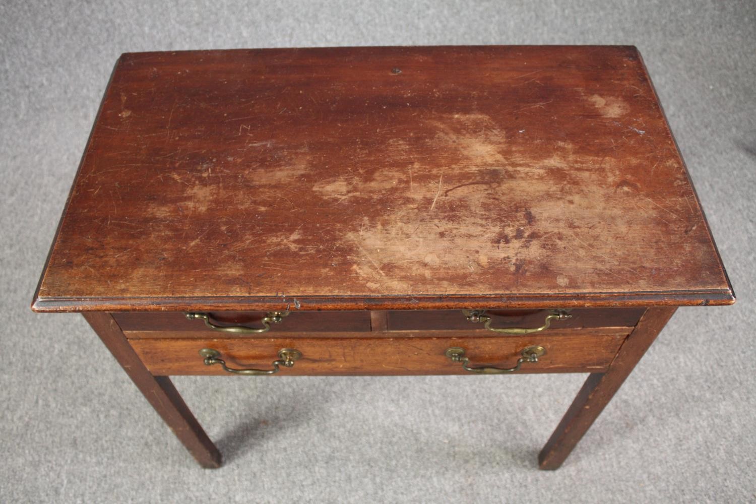 Side table, 19th century mahogany. H.70 W.76 D.42cm. - Image 5 of 5