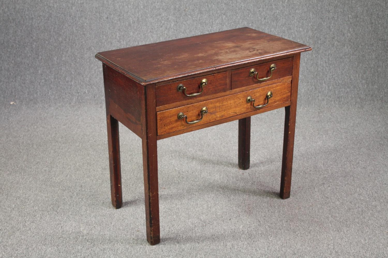 Side table, 19th century mahogany. H.70 W.76 D.42cm. - Image 2 of 5