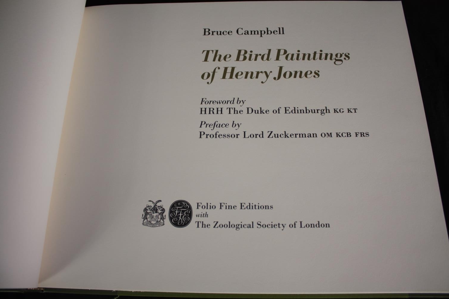 The Bird Paintings of Henry Jones by Bruce Campbell. First edition, published 1979 by Folio - Image 6 of 10