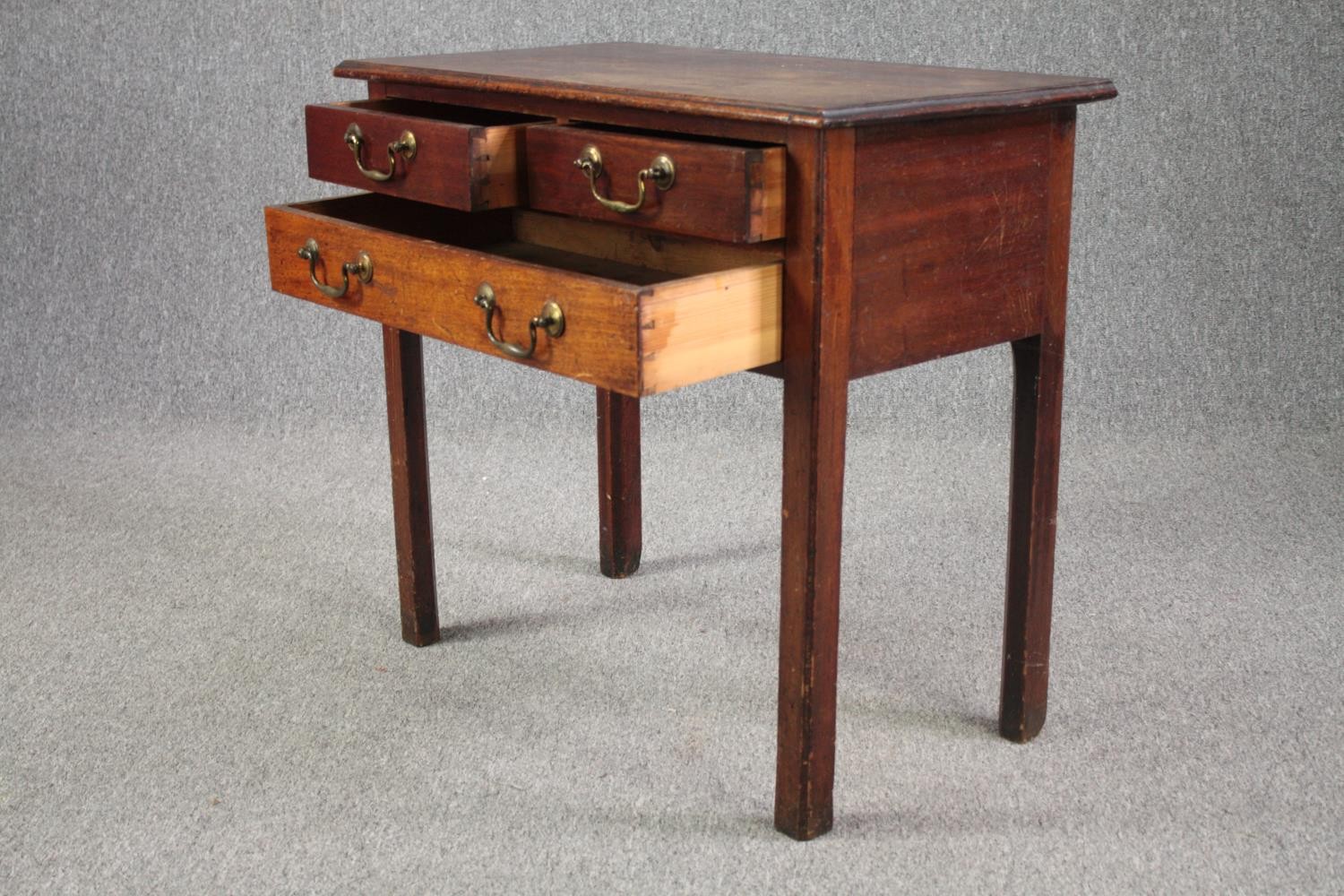 Side table, 19th century mahogany. H.70 W.76 D.42cm. - Image 3 of 5