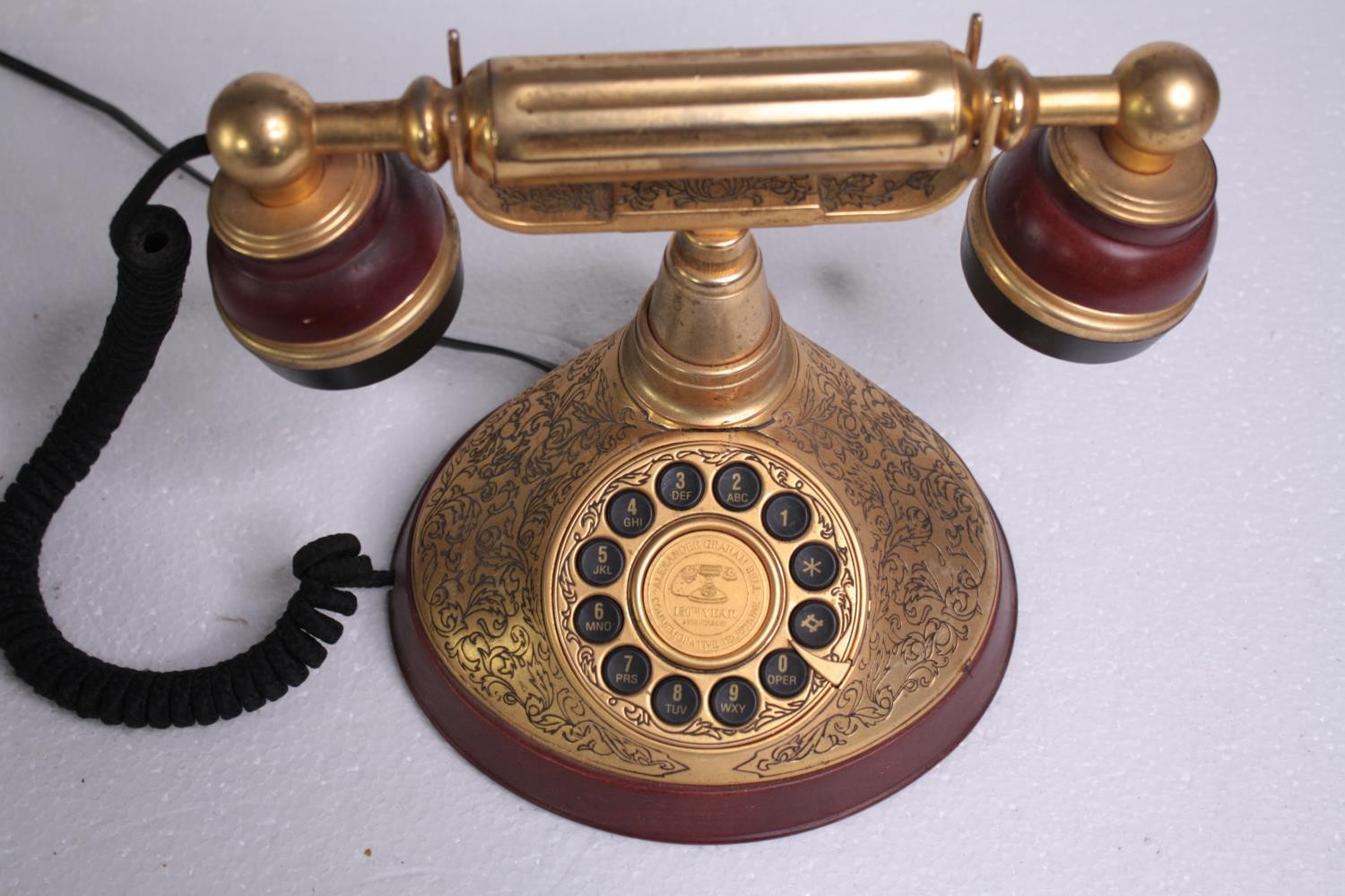 A modern reproduction of an old phone. H.18 W.25cm. - Image 2 of 4