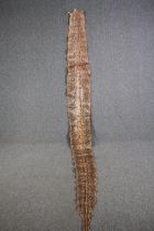 A very large Mid 20th century taxidermy Python snake skin. L.365 W.36cm. (widest)