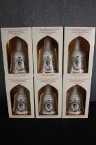 Bell's Whisky. A case of six unopened presentation decanter bottles. Special edition, issued 1986 to