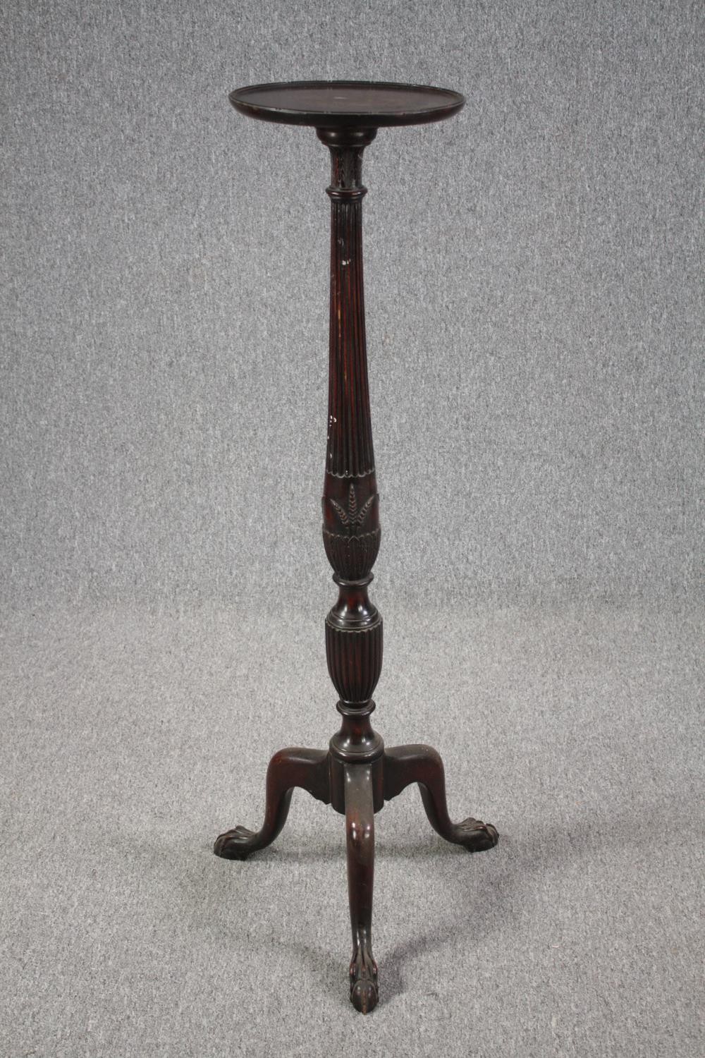 Torchere, Edwardian mahogany in Georgian style. H.124cm. - Image 2 of 4