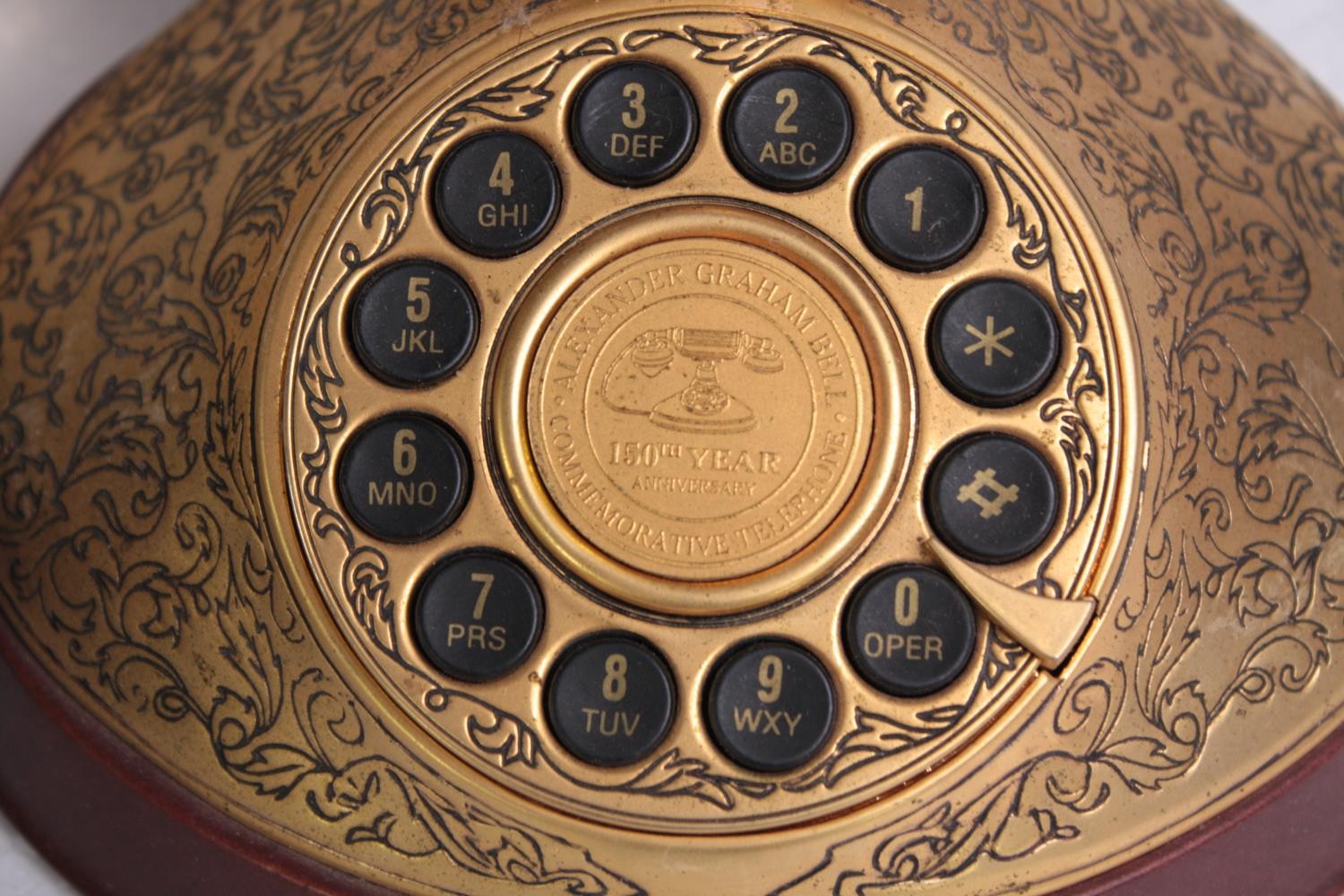 A modern reproduction of an old phone. H.18 W.25cm. - Image 4 of 4