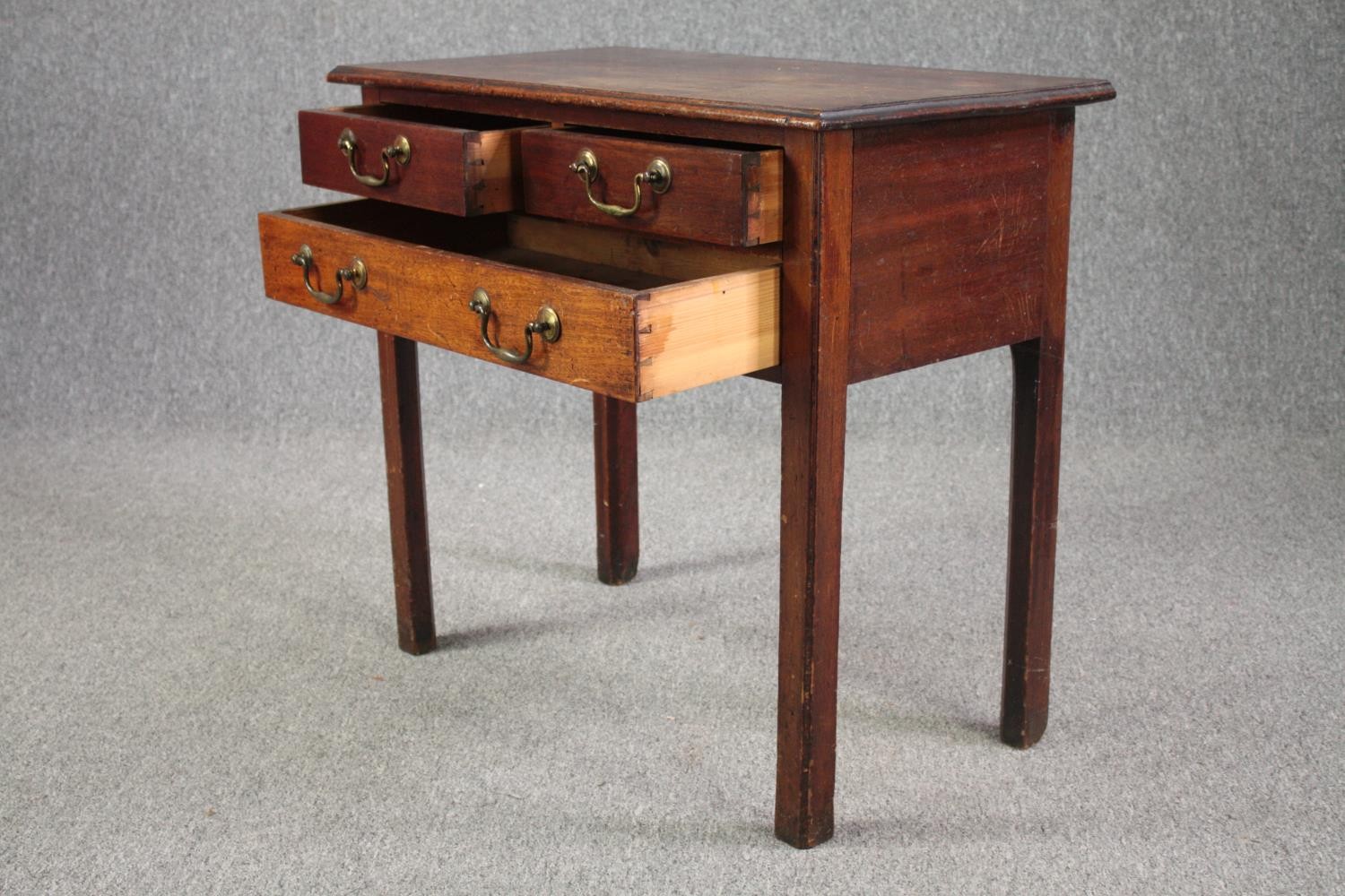 Side table, 19th century mahogany. H.70 W.76 D.42cm. - Image 4 of 5