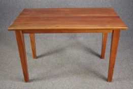 A pine table. H.72 W.122 D.70cm.