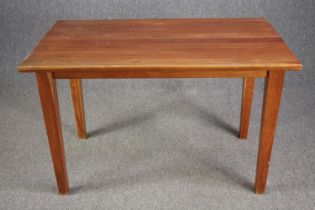 A pine table. H.72 W.122 D.70cm.