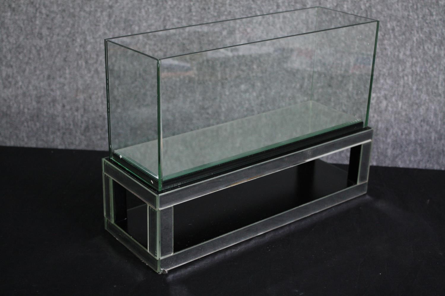 A glass display box or terrarium. H.25 W.36 D.13cm. - Image 2 of 3