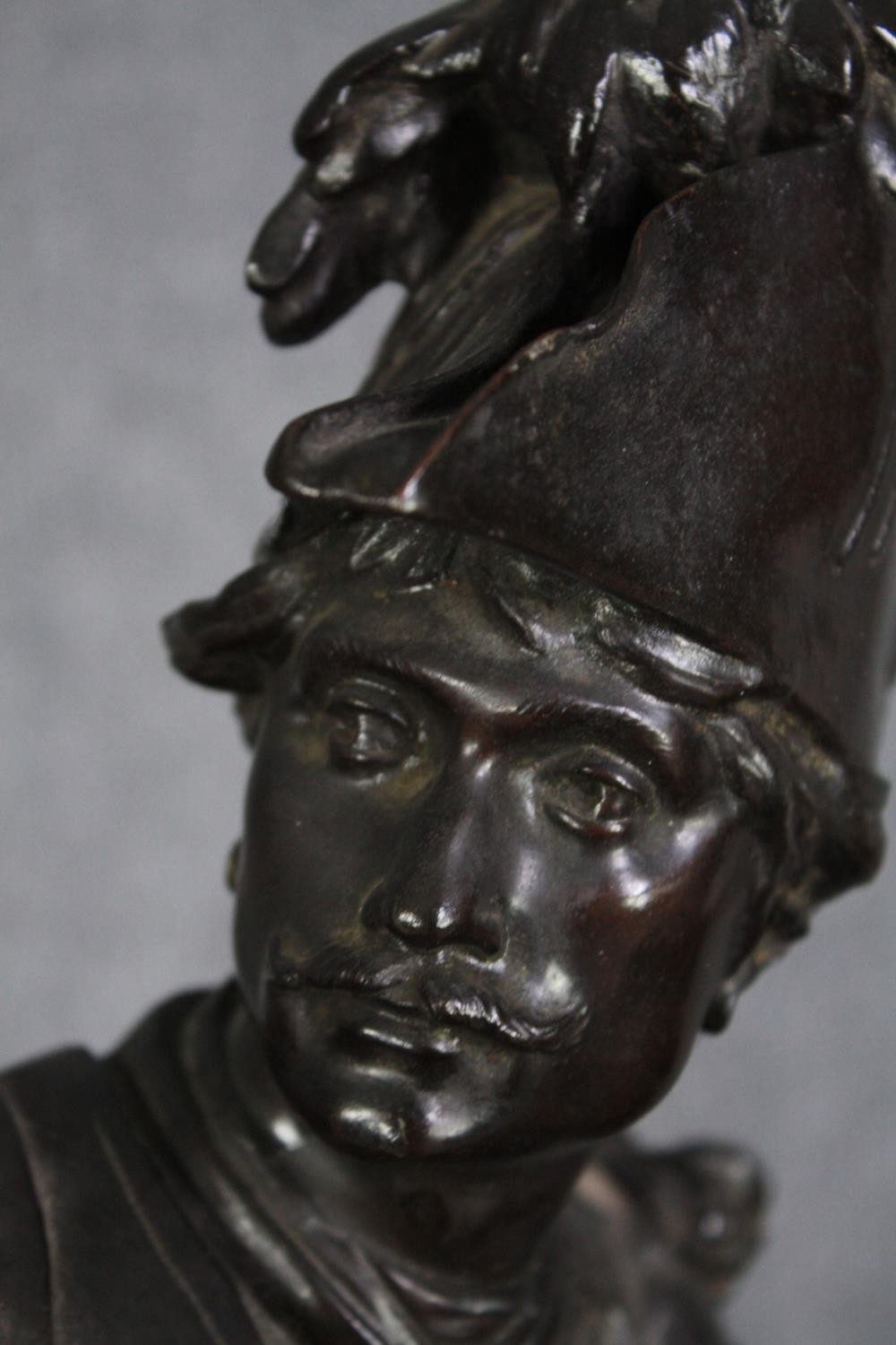 Etienne Henri Dumaige (1830-1888). After the Fight-Volontaire de 1792. Bronze with patina. H.66cm. - Image 6 of 7