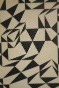 Brian Goodridge. A geometric composition dated 1967. H.94 W.73cm.