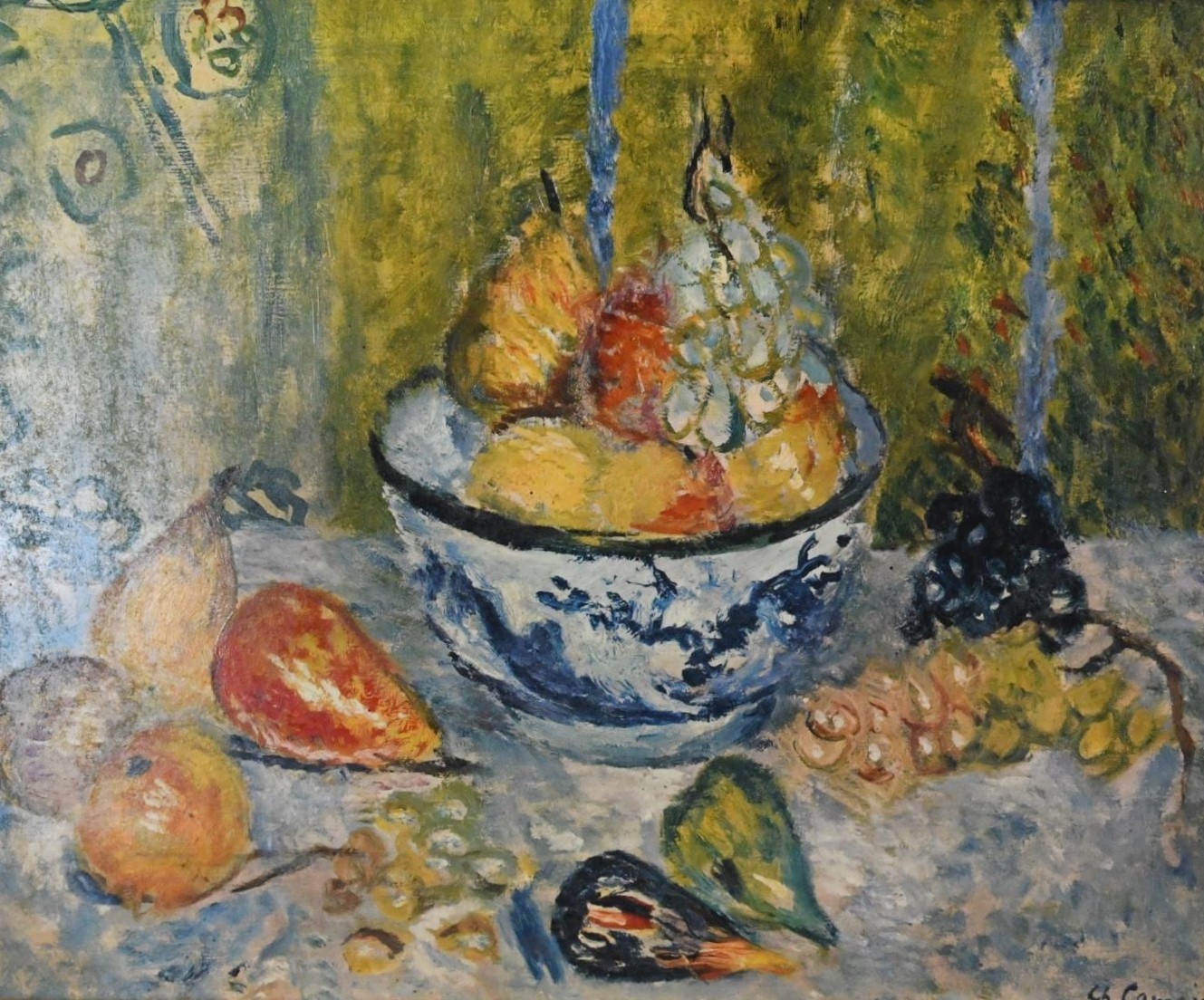 After Pierre Bonnard and Charles Camoin, two framed textured prints of still life oil paintings. - Image 6 of 8