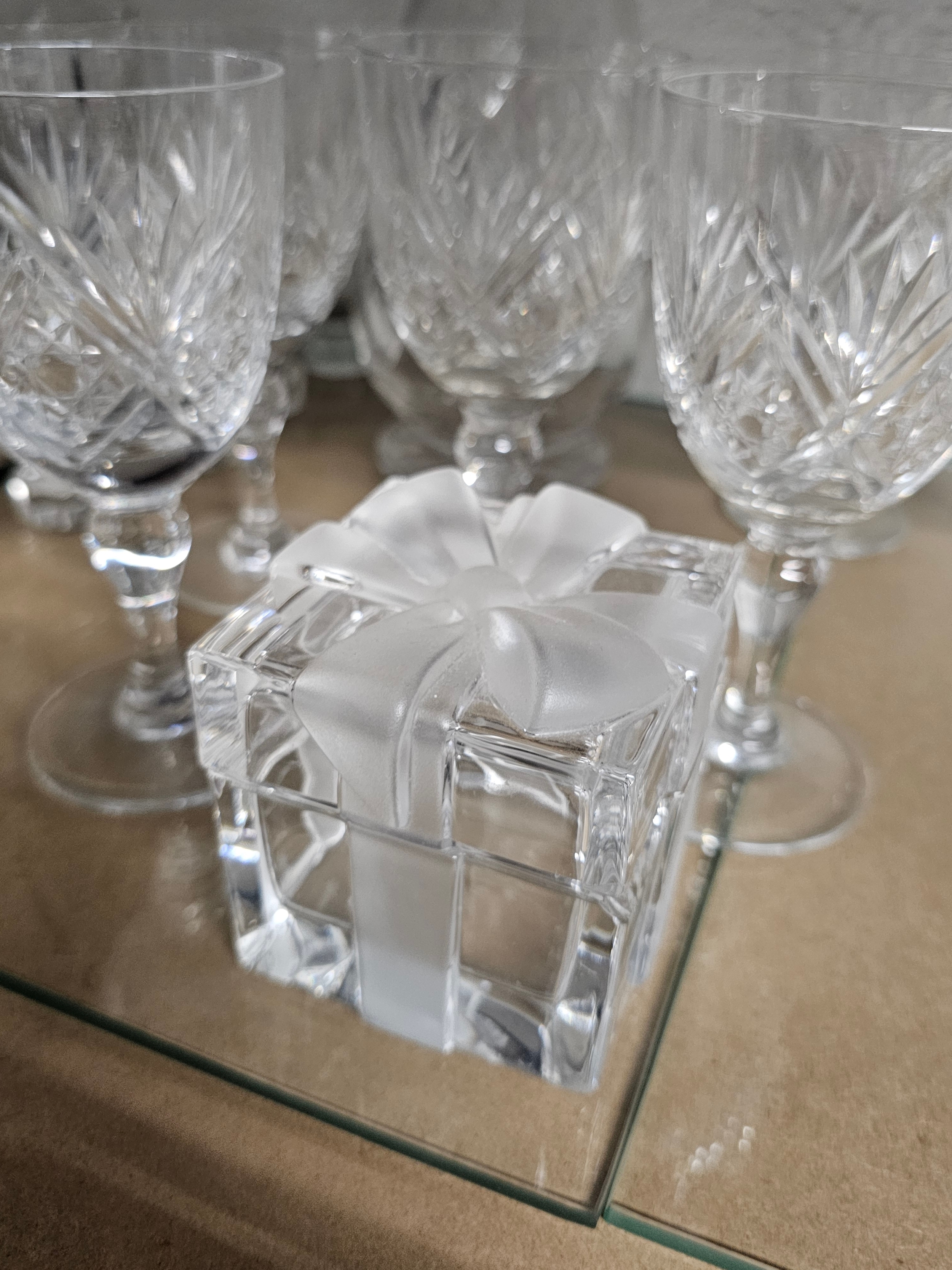 A miscellaneous collection of glasses and a decanter H.34cm. - Image 3 of 4