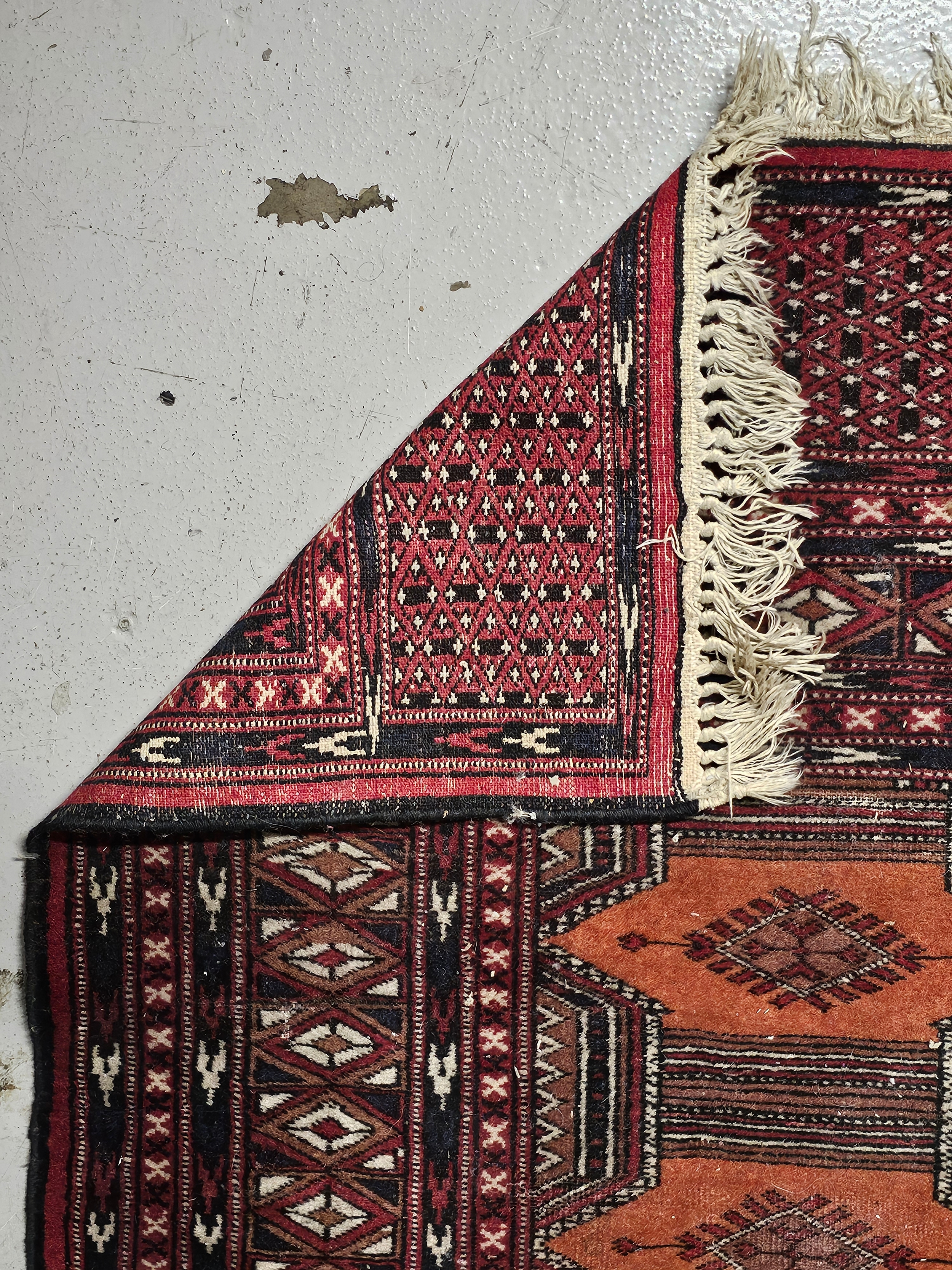 A small Eastern rug. H.127 W.81cm. - Image 3 of 3