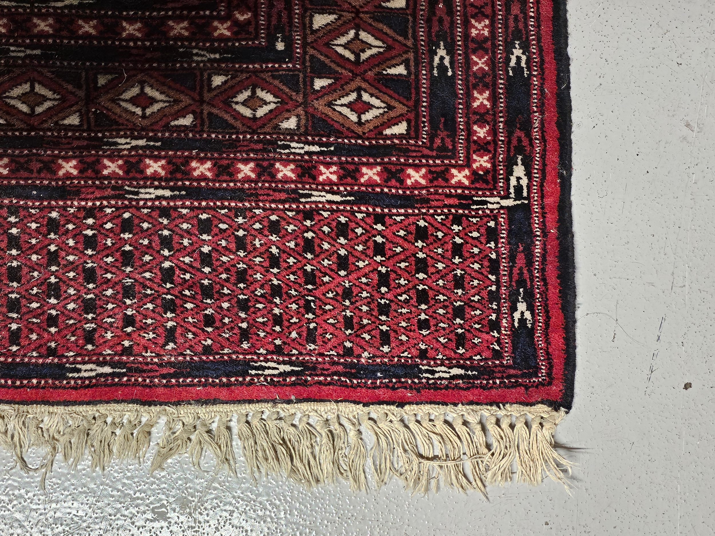 A small Eastern rug. H.127 W.81cm. - Image 2 of 3