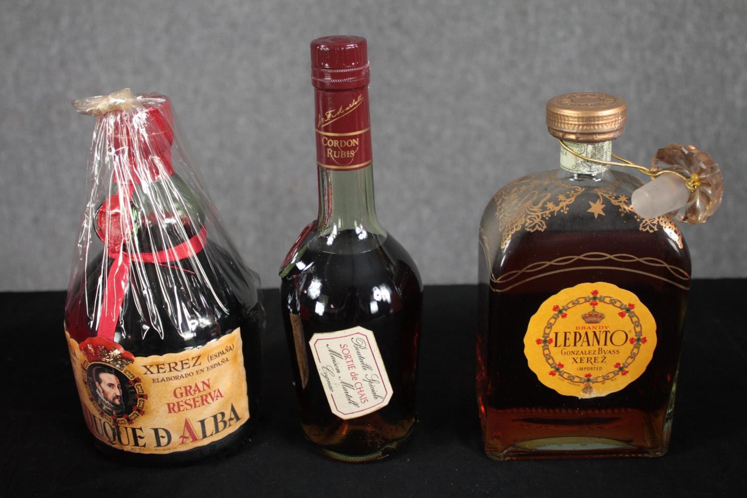 A selection of five boxed and unopened bottles of brandy including 1866 grand reserve, Torres and - Image 2 of 6