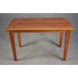 A pine table. H.72 W.122 D.70cm.