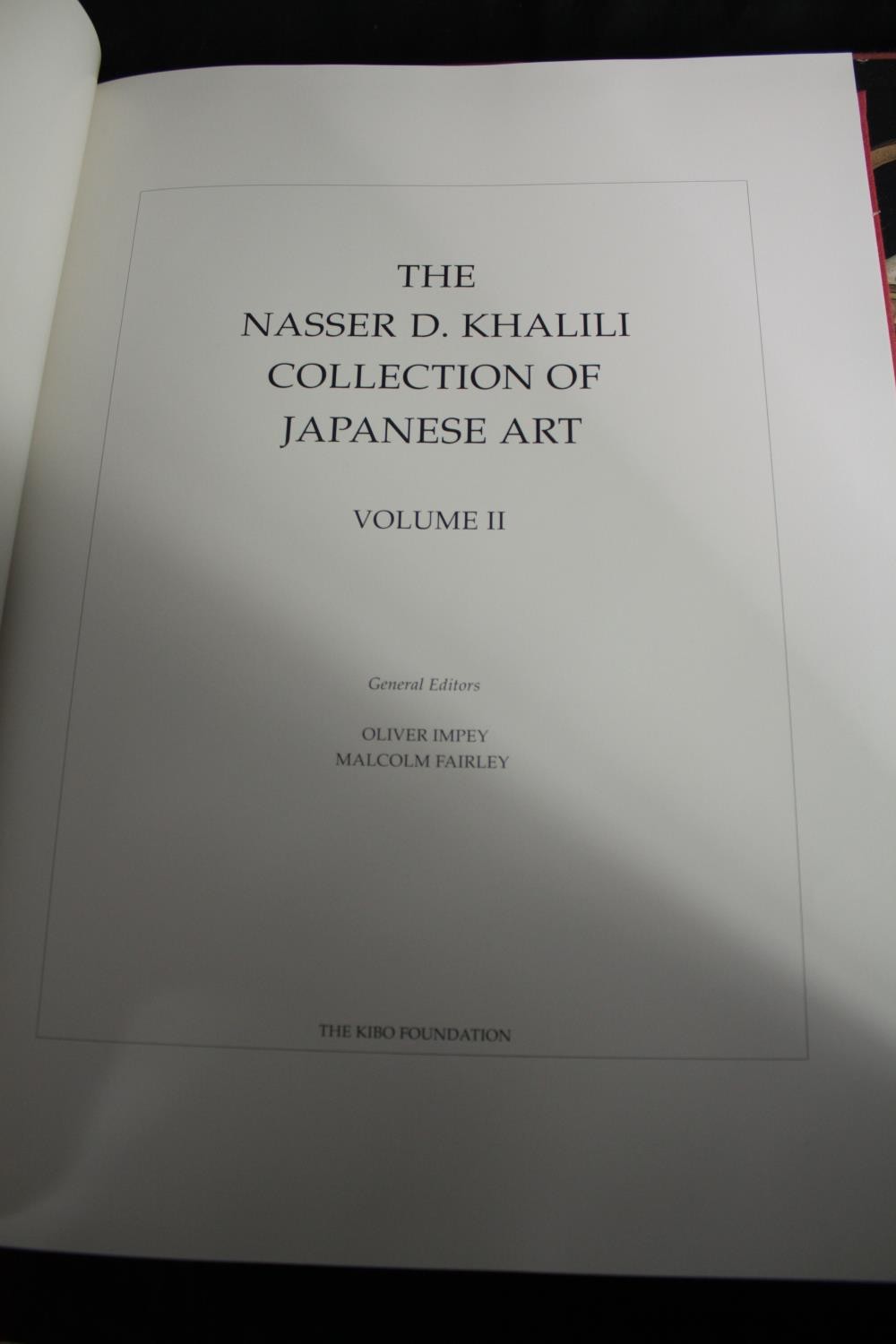 The Nasser D. Khalili Collection of Japanese Art. Three volumes housed in slipcases. Published by - Image 3 of 4