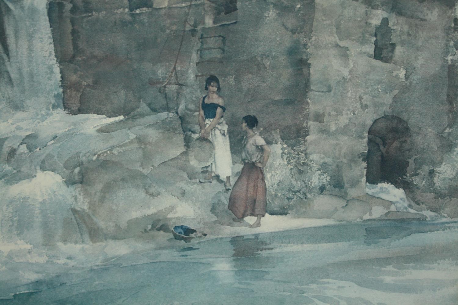 William Russell Flint. A collection of three framed lithographs and a calendar. H.41 W.50cm. ( - Image 3 of 8