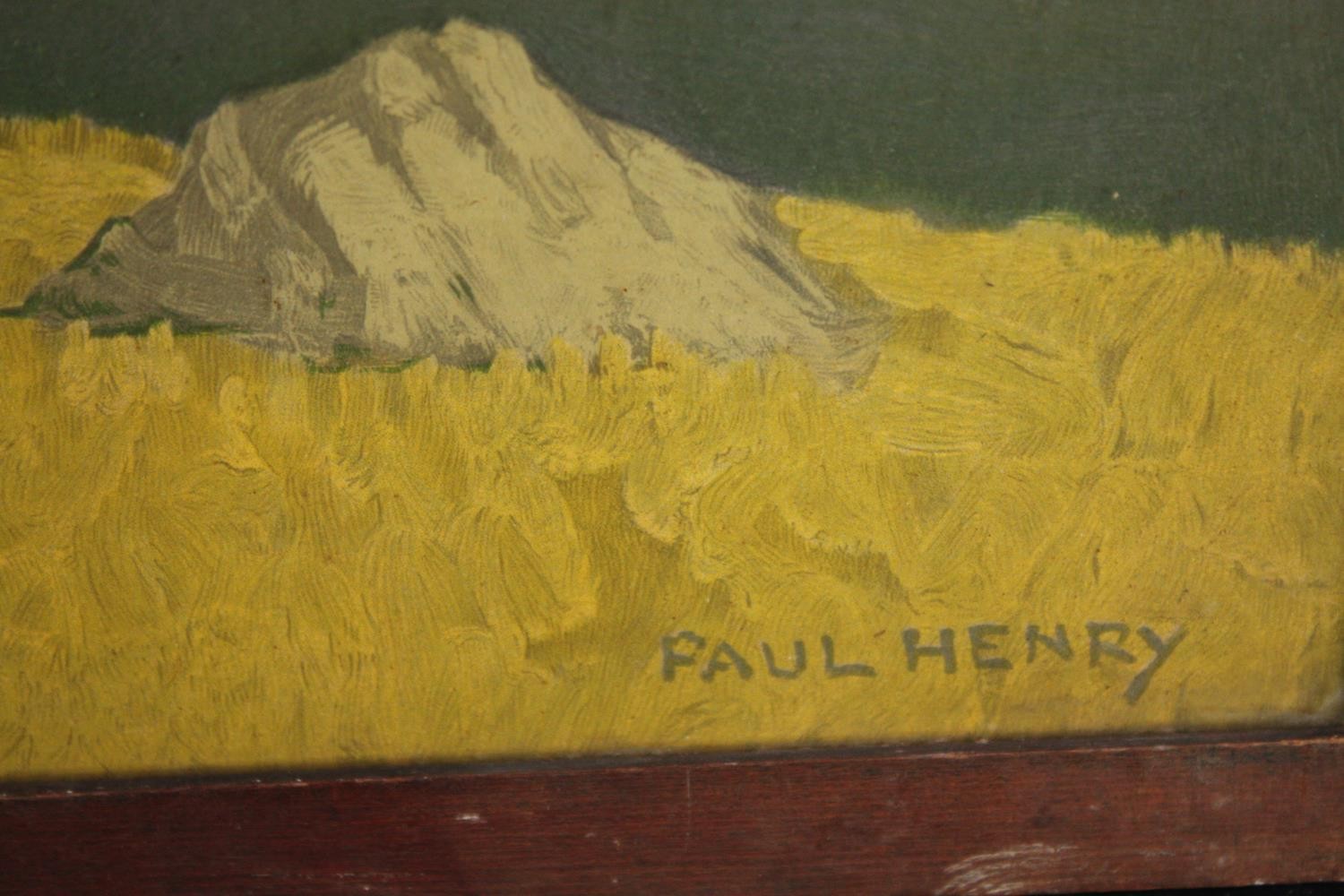 Paul Henry (1876–1958). Lithograph. Signed in plate lower right. Framed. H.59 W.59cm. - Image 3 of 4