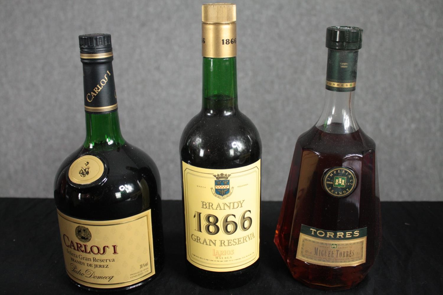 A selection of five boxed and unopened bottles of brandy including 1866 grand reserve, Torres and - Image 6 of 6