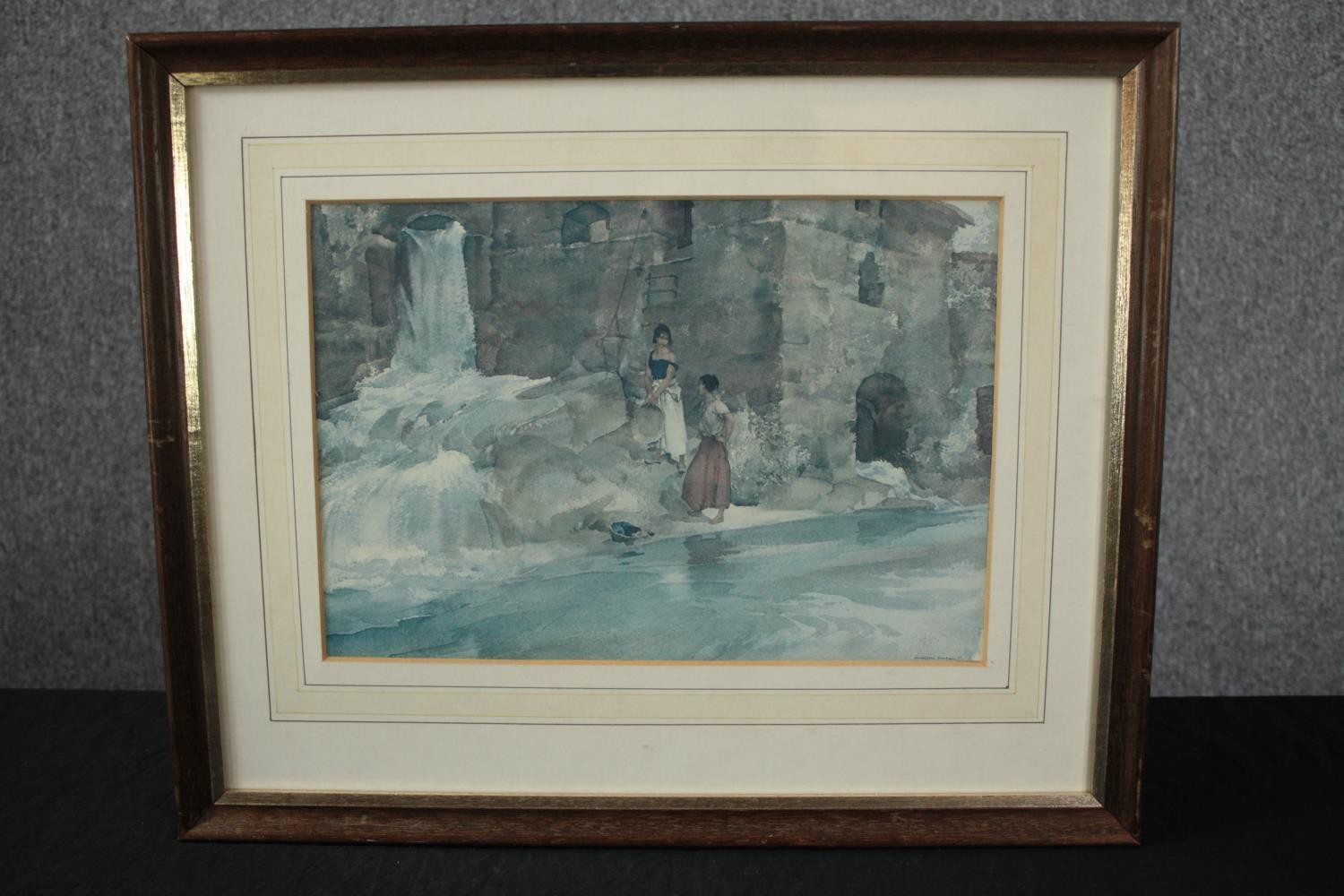 William Russell Flint. A collection of three framed lithographs and a calendar. H.41 W.50cm. ( - Image 2 of 8