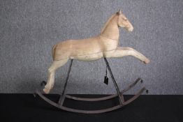 A small modern decorative rocking horse. H.51 W.57cm.