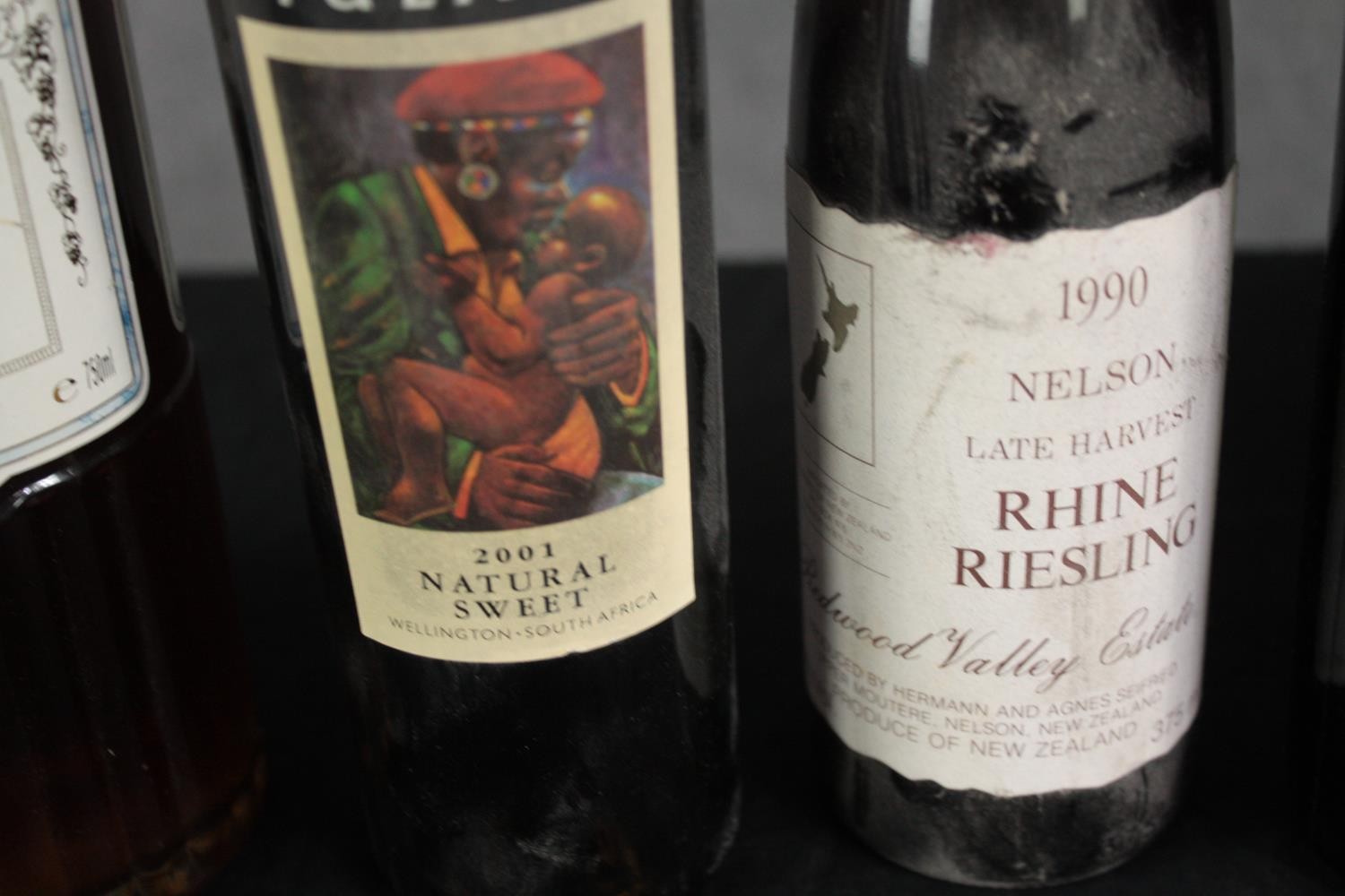 Ten bottles of mixed wine. Mostly dessert wine. Including Gracia Ben-Hur and, Nelson Rhine - Image 3 of 6