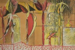Graham Sutherland. 'Maize' 1948. Original lithograph. Signed twice, on lower right and again at