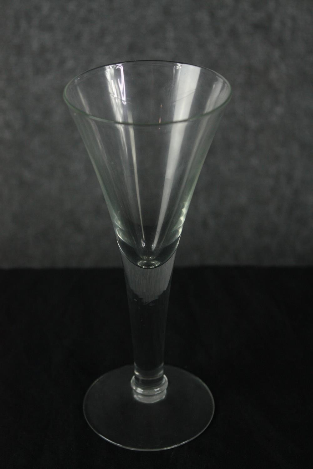 A set of fifteen conical glasses in three sizes. H.22cm. (largest) - Image 3 of 4