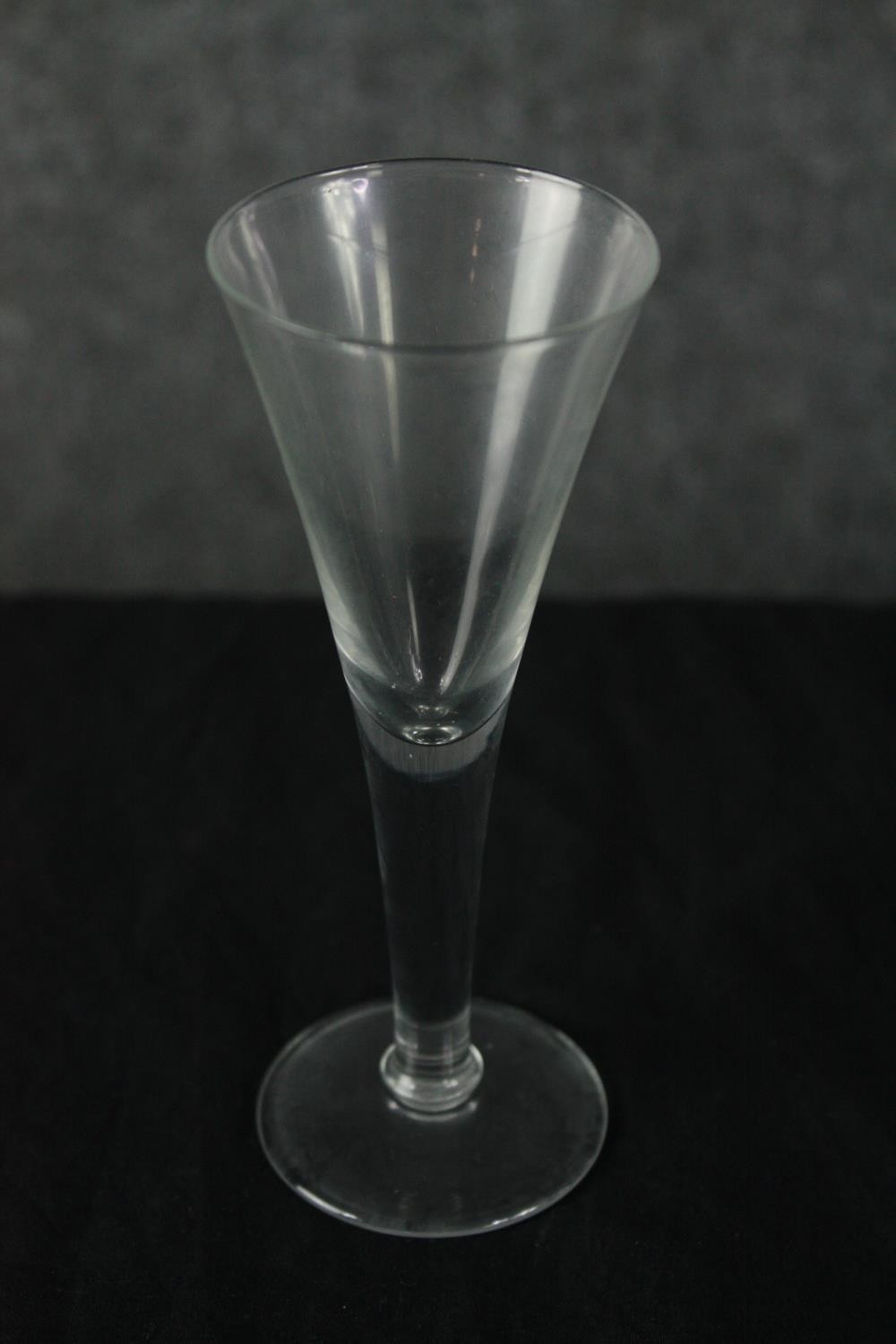 A set of fifteen conical glasses in three sizes. H.22cm. (largest) - Image 4 of 4