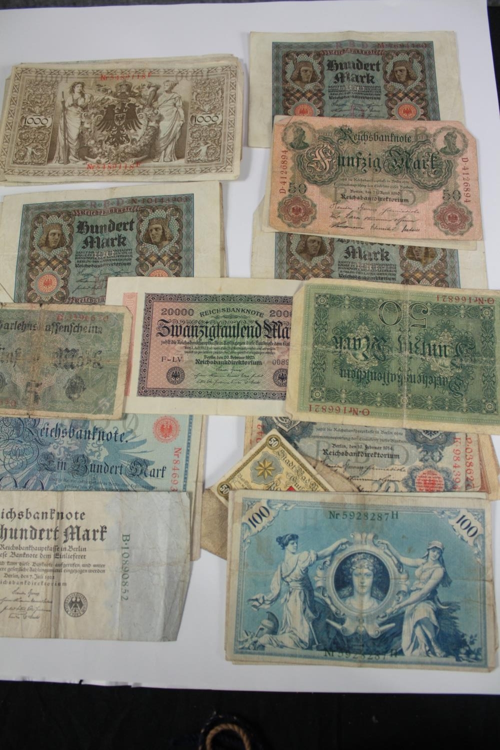 Roughly 257 Weimar Republic treasury notes issued 1923. The hyperinflation notes. Includes a - Image 6 of 6