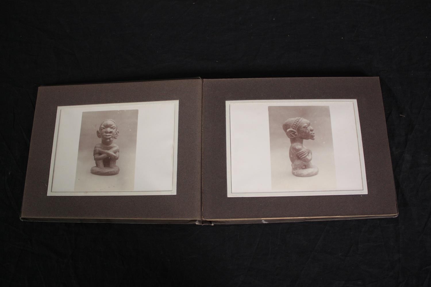 Two Ghanaian photograph albums of tribal communities, tribal art, animals and flora. Dated - Image 3 of 8