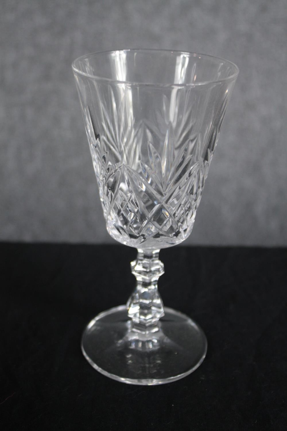 Royal County, six hand cut crystal lead glasses. Boxed. H.37 W.28cm. (box) - Image 3 of 4