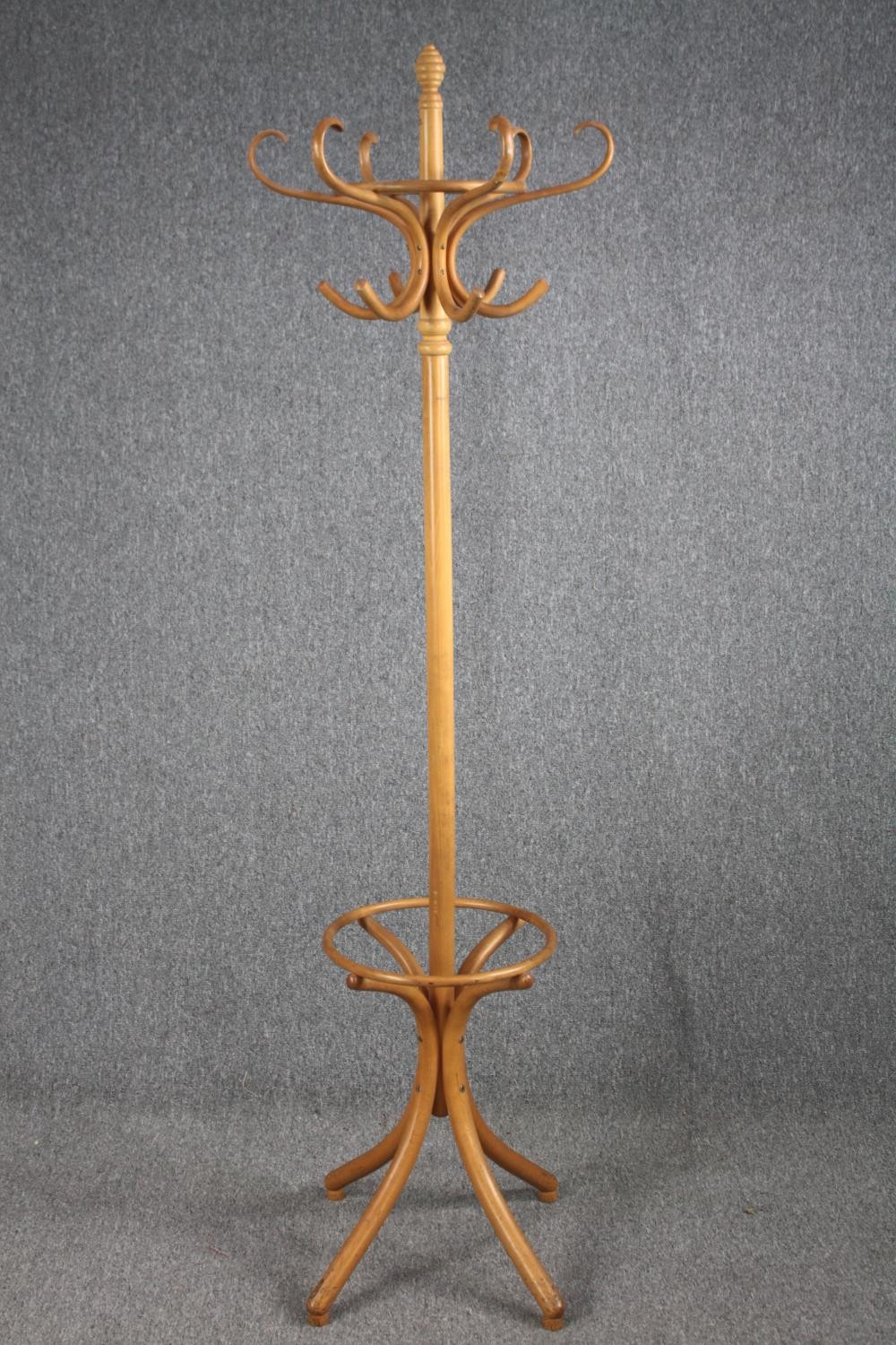 A contemporary 19th century style bentwood coatstand. H.195cm.