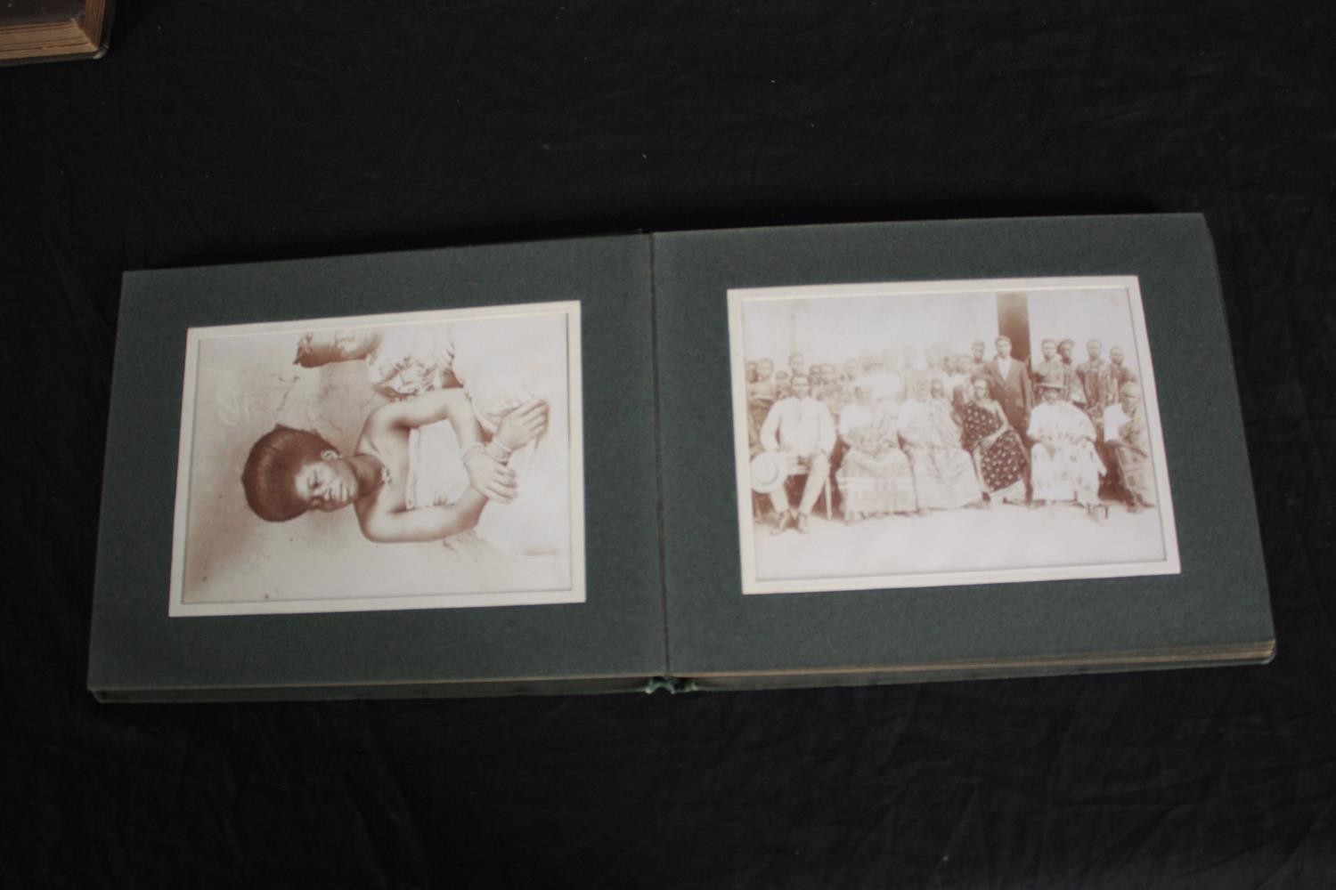 Two Ghanaian photograph albums of tribal communities, tribal art, animals and flora. Dated - Image 6 of 8