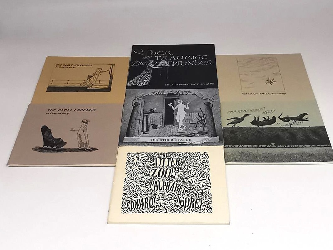 Edward Gorey, two box sets, An Ominous Gathering (7 volumes) and The Fantod Works (9 volumes) - Image 2 of 12