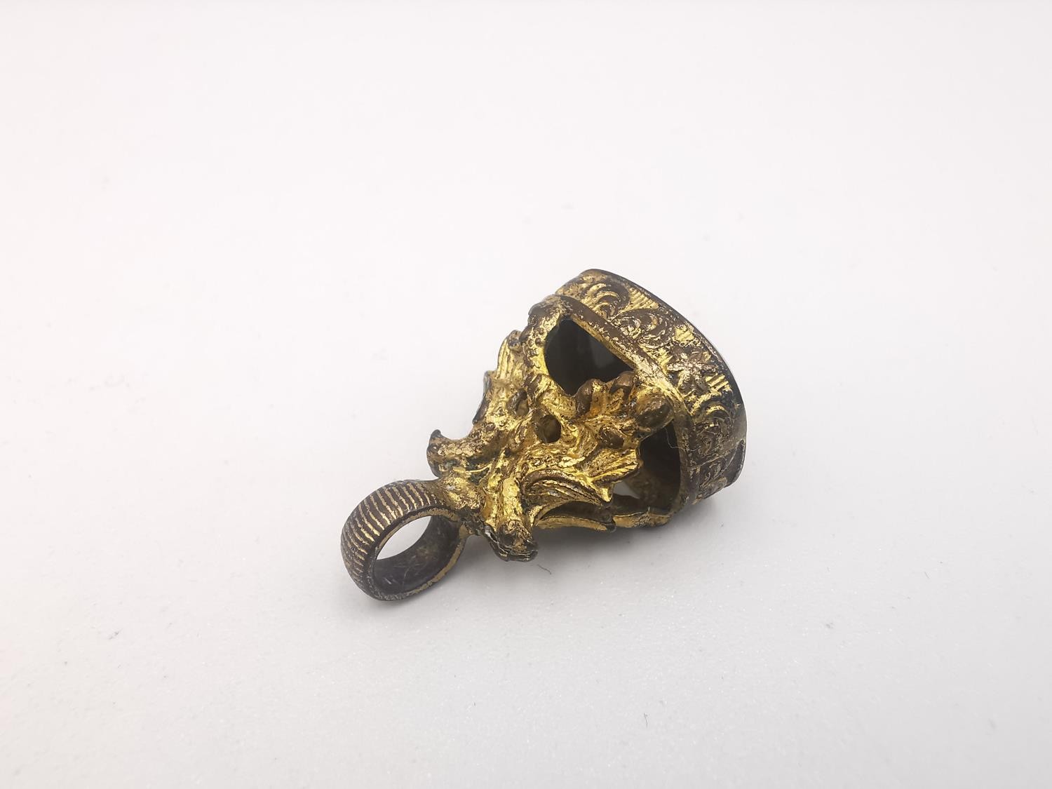 A collection of early 20th century rolled gold fobs, pocket watch keys and a miniature sliding - Image 5 of 8