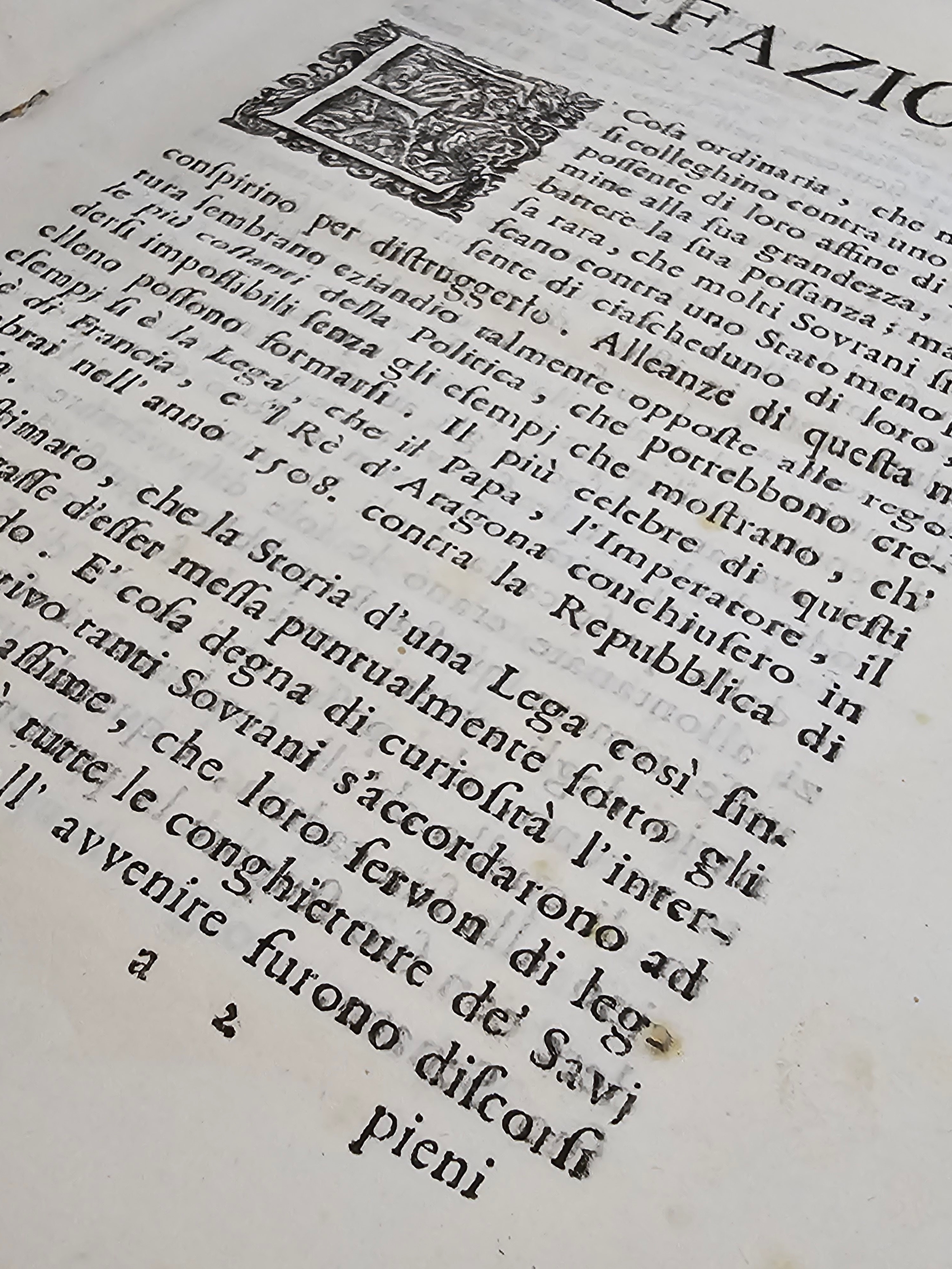 Storia della Lega Fatta in Cambrai fra Papa Giulio II, Massimiliano i Imperatore, Luigi XII Re di - Image 4 of 5