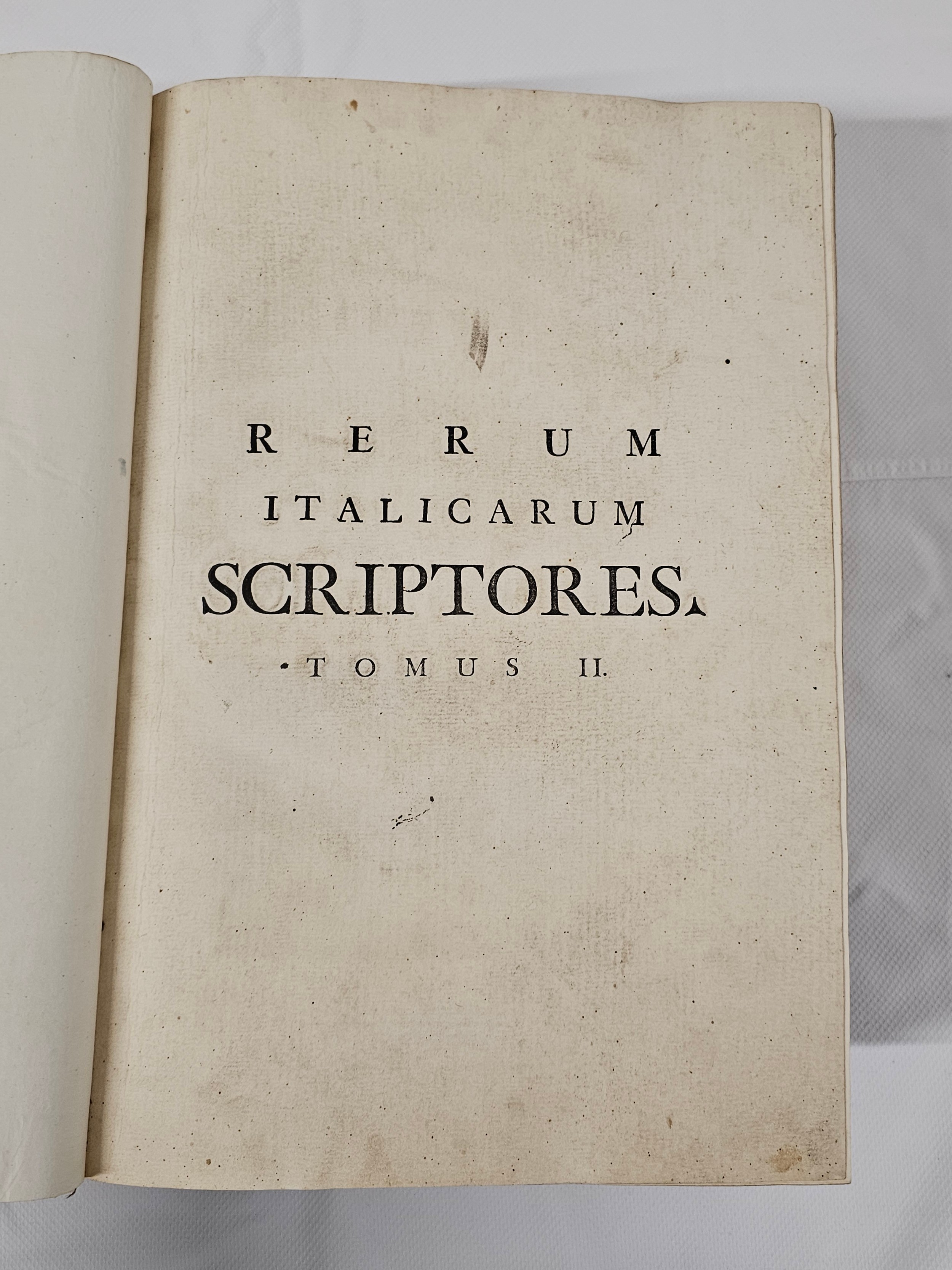 Rerum Italicarum Scriptores ab anno aerae Christianae Millesimo. Volume I and II. Published Florence - Image 4 of 8