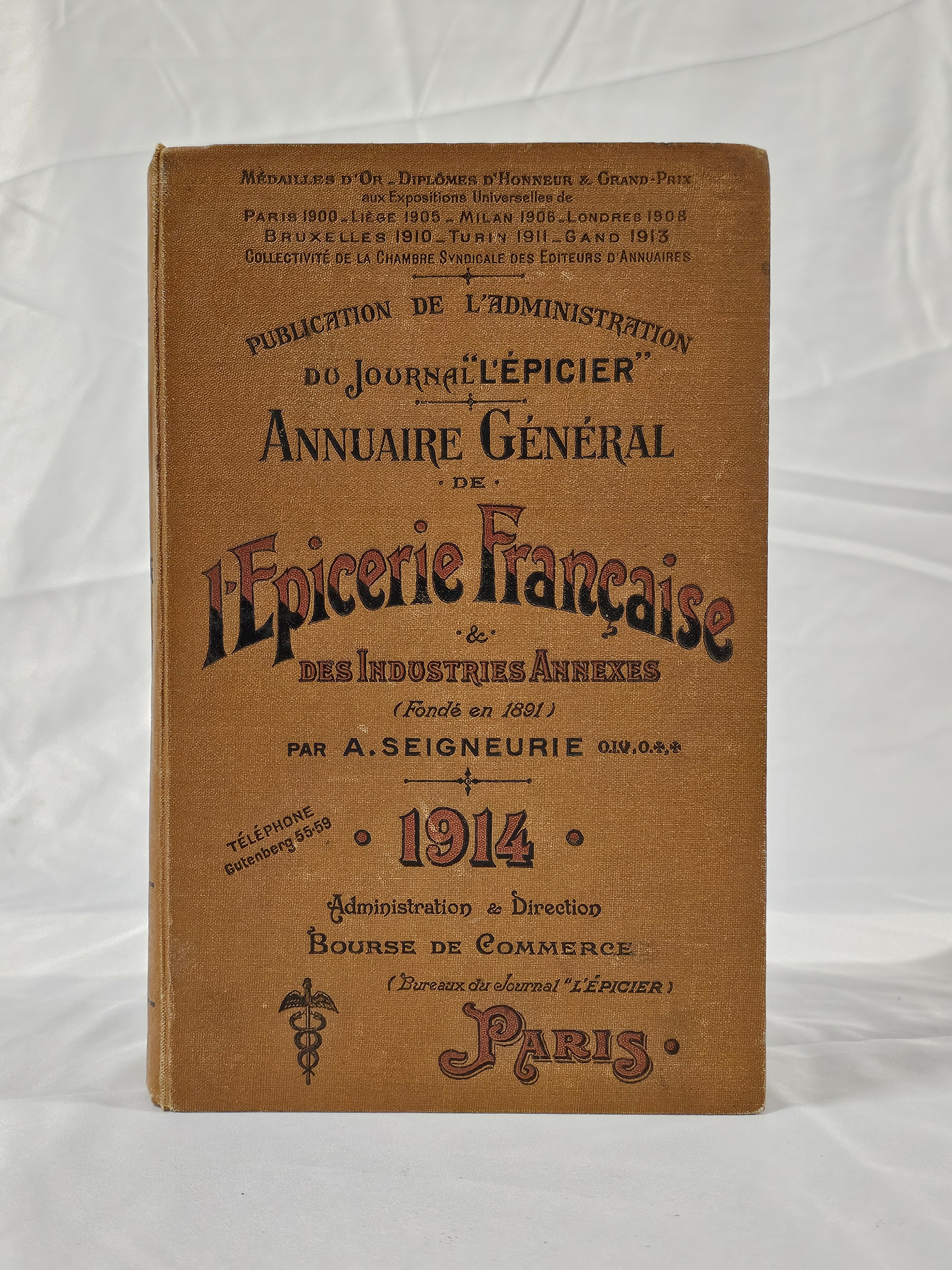 Annuaire General de L'epicerie Française et des Industries Annexes. Albert Seigneurie 1914. 1018 - Image 3 of 9