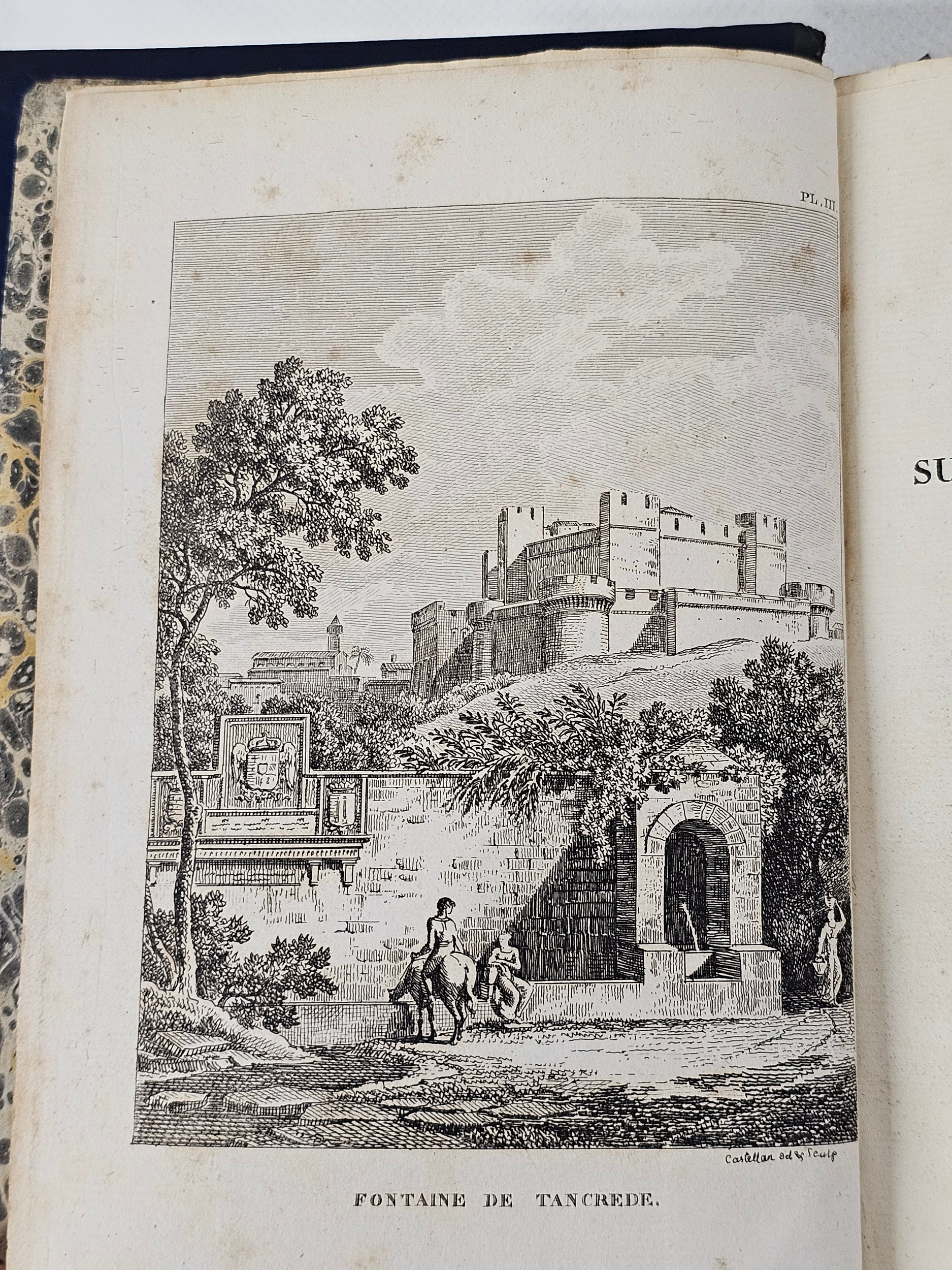 Castellan, A.L. Lettres Sur l'Italie, l'Hellespont et Constantinople. 1819. Published Paris, chez A. - Image 5 of 7